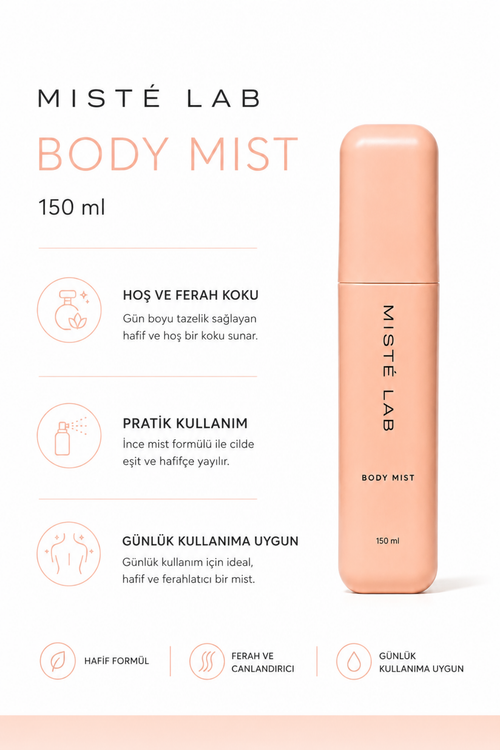 Body Mist – Vanilyalı Vücut Spreyi