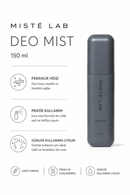 Deo Mist – Ter ve Koku Önleyici Deodorant Sprey