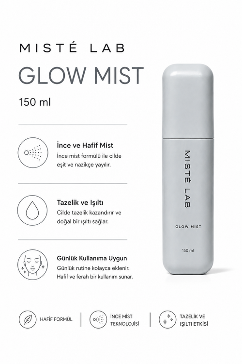Glow Mist – Cam Cilt Etkili Işıltı Spreyi