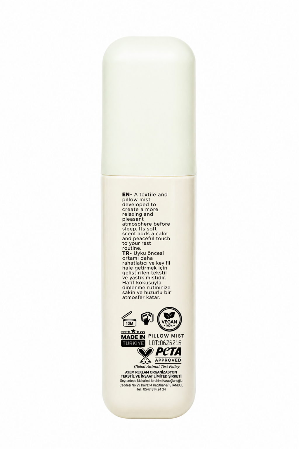 Pillow Mist – Lavantalı Uyku ve Yastık Spreyi