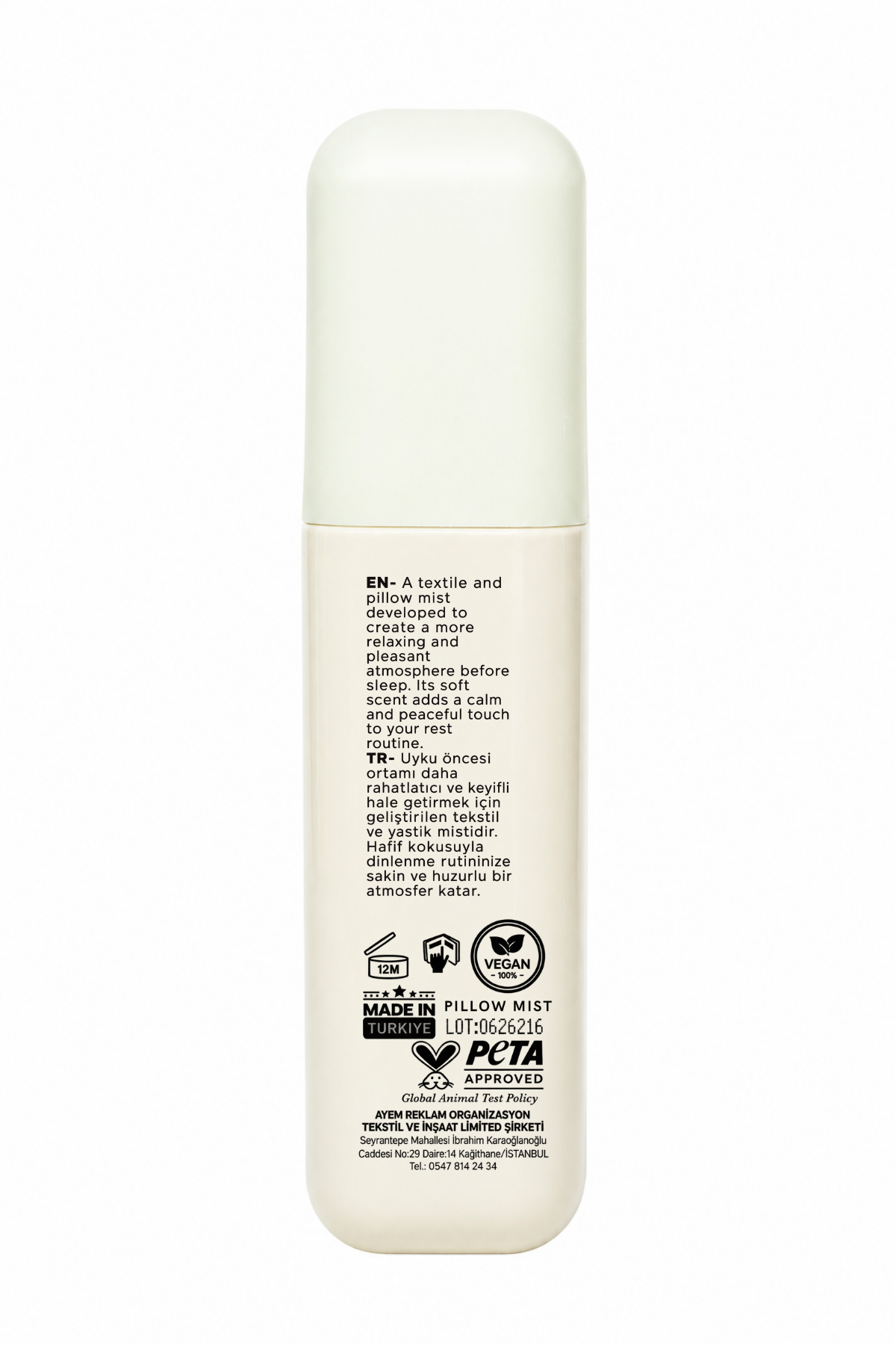 Pillow Mist – Lavantalı Uyku ve Yastık Spreyi