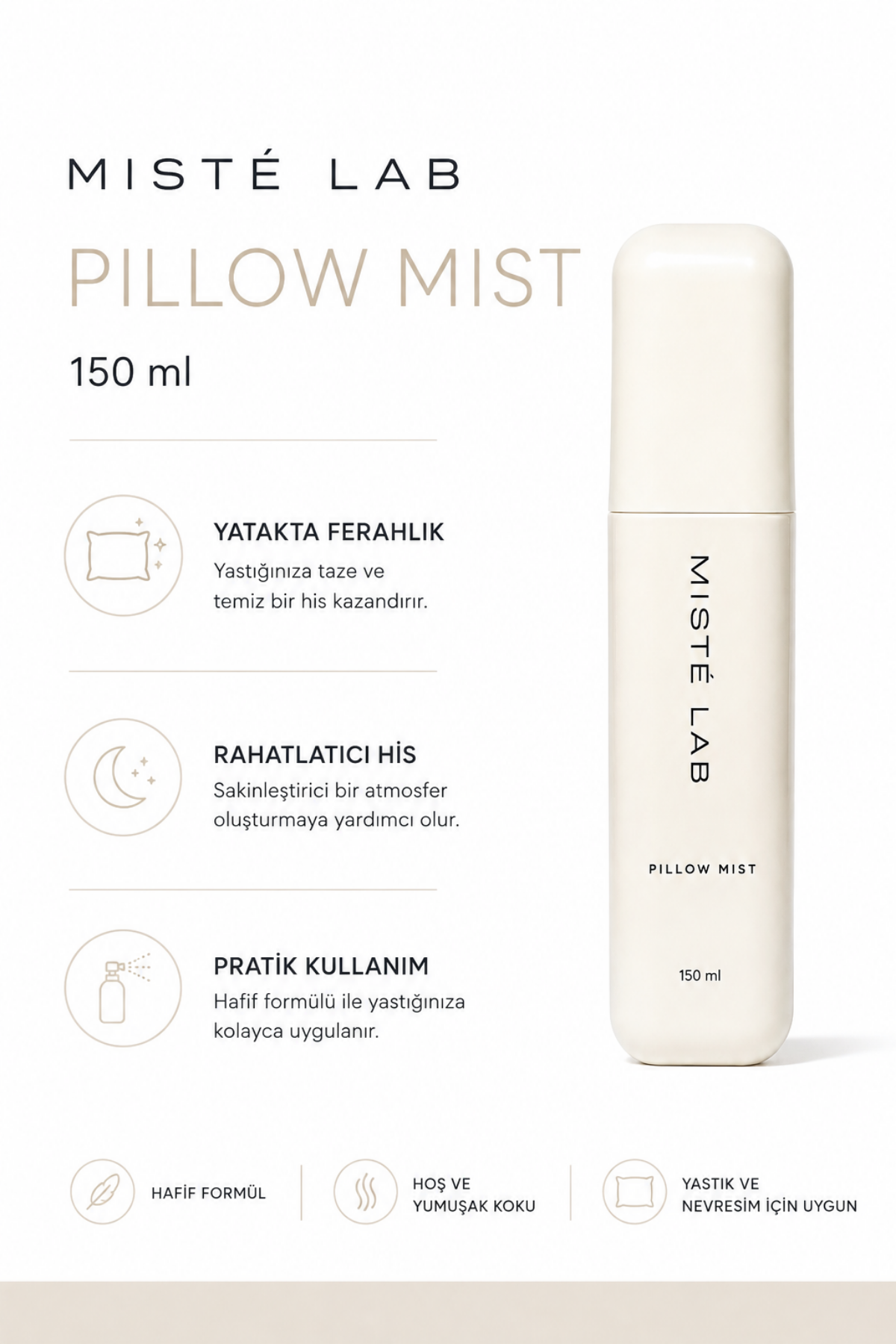 Pillow Mist – Lavantalı Uyku ve Yastık Spreyi