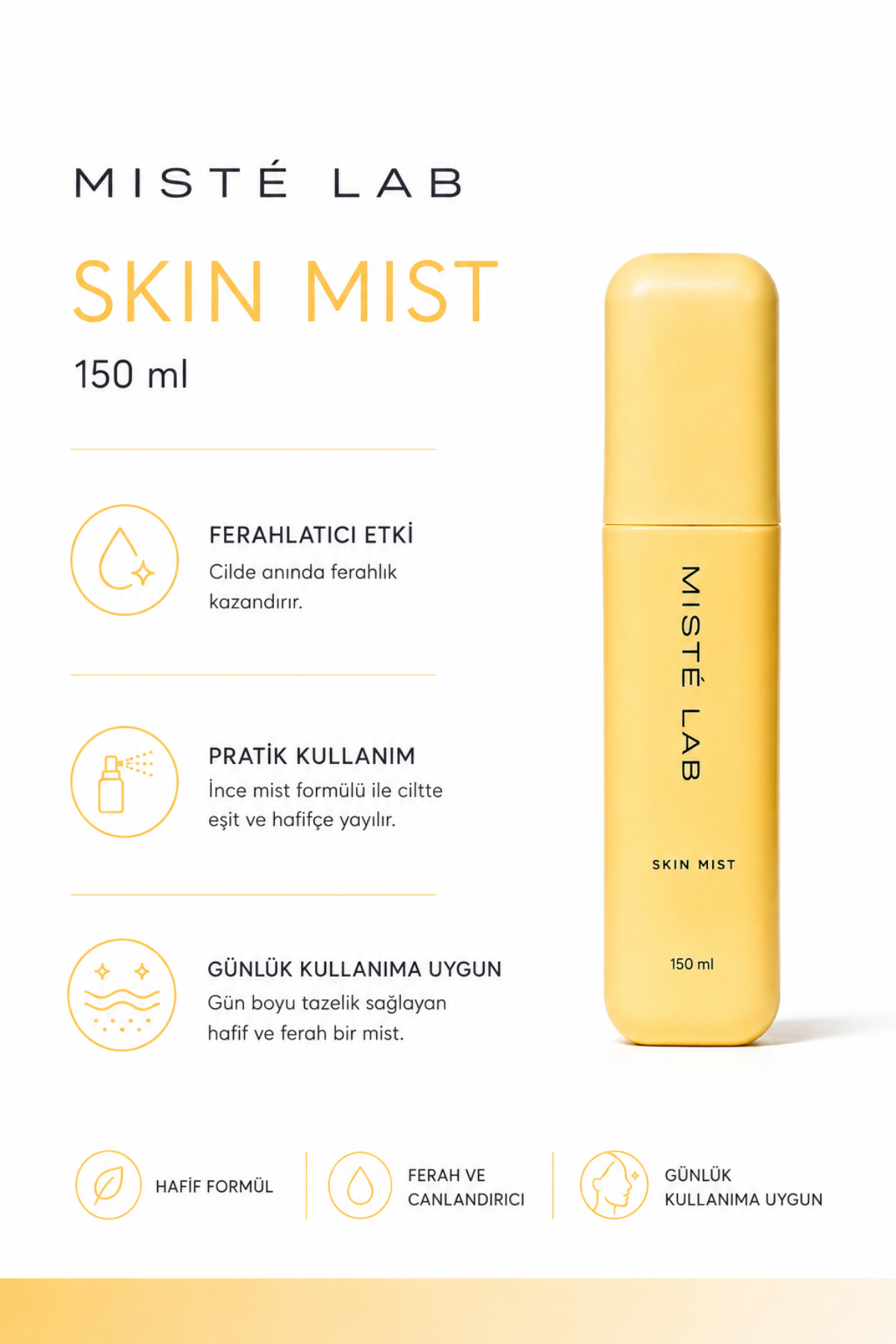 Skin Mist – Yüz ve Vücut Nemlendirici Sprey