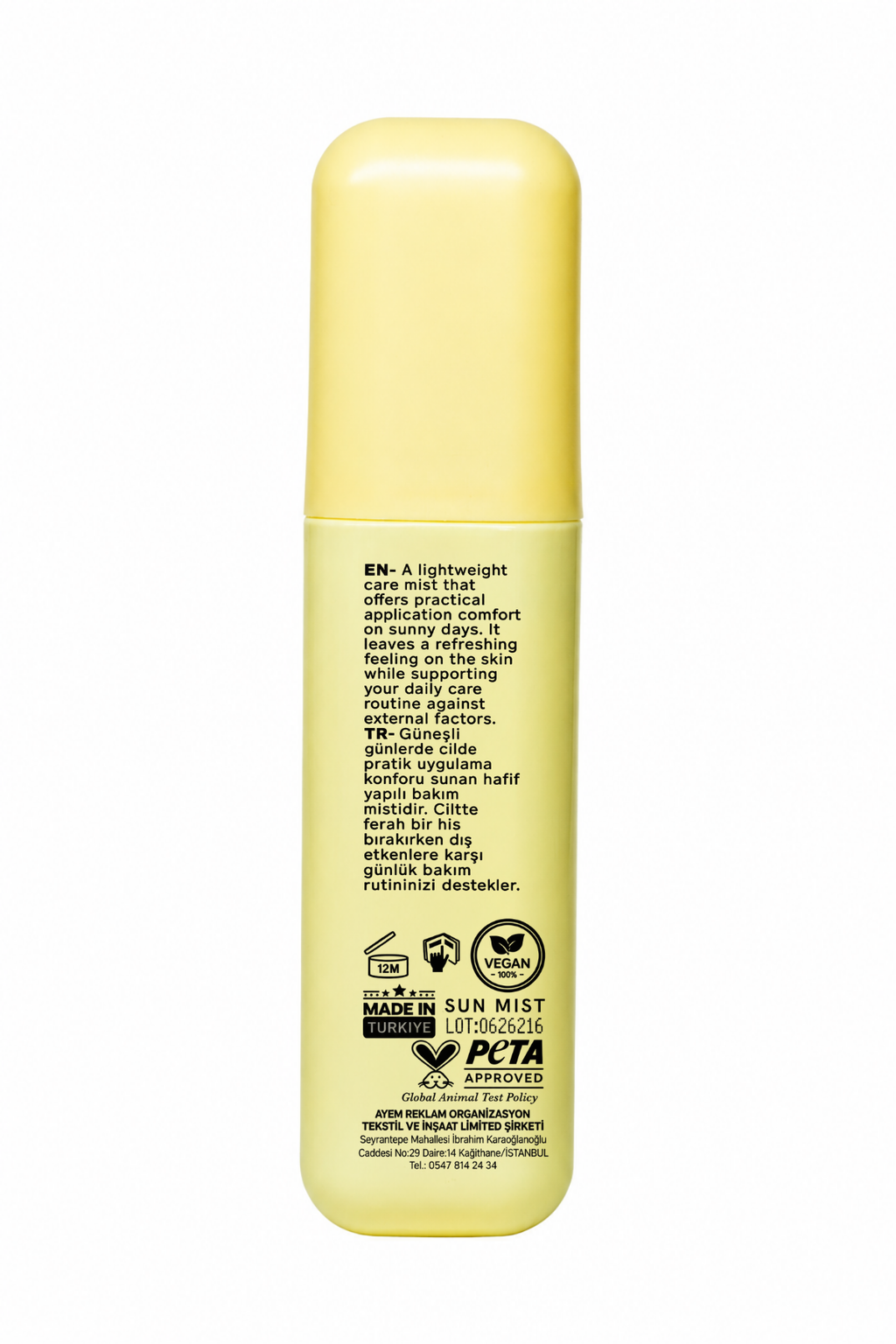 Sun Mist – SPF 50 Yüz ve Vücut Güneş Koruyucu Sprey
