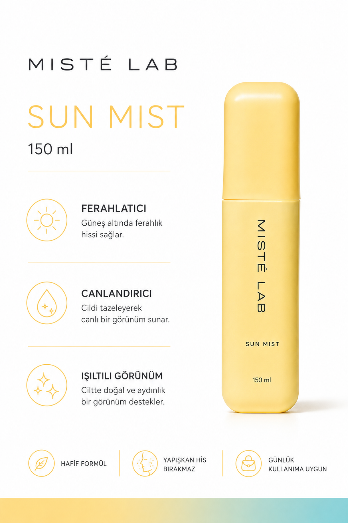Sun Mist – SPF 50 Yüz ve Vücut Güneş Koruyucu Sprey
